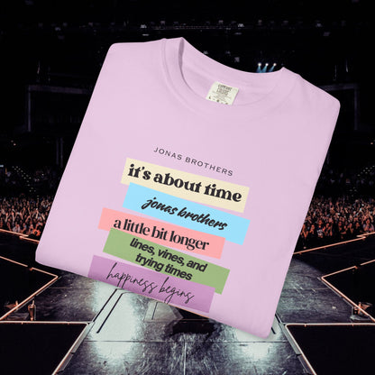 20 Years of Music Jonas Brothers Discography Tee, Light Color Tee