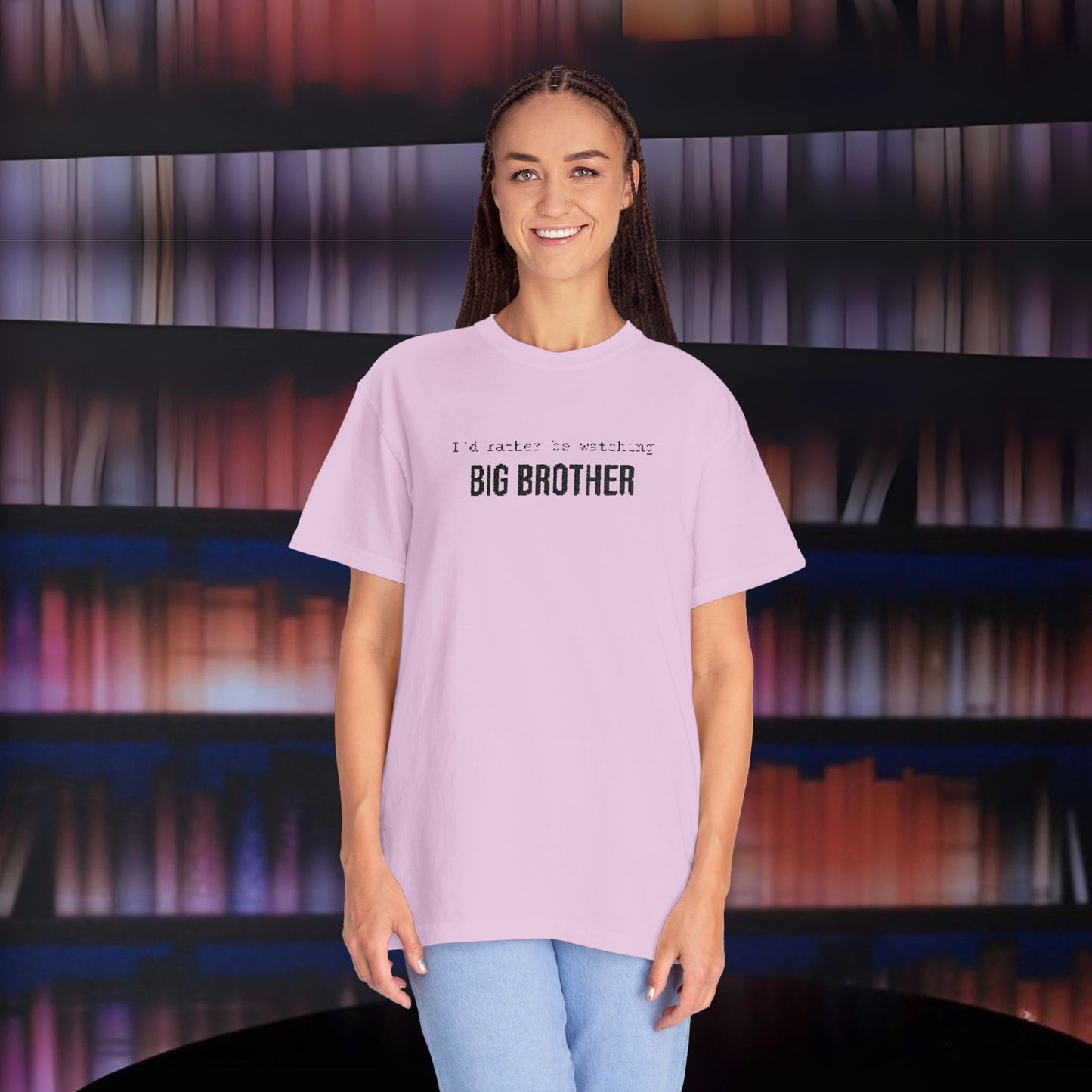 I'd Rather Be Watching Big Brother Embroidered T-shirt