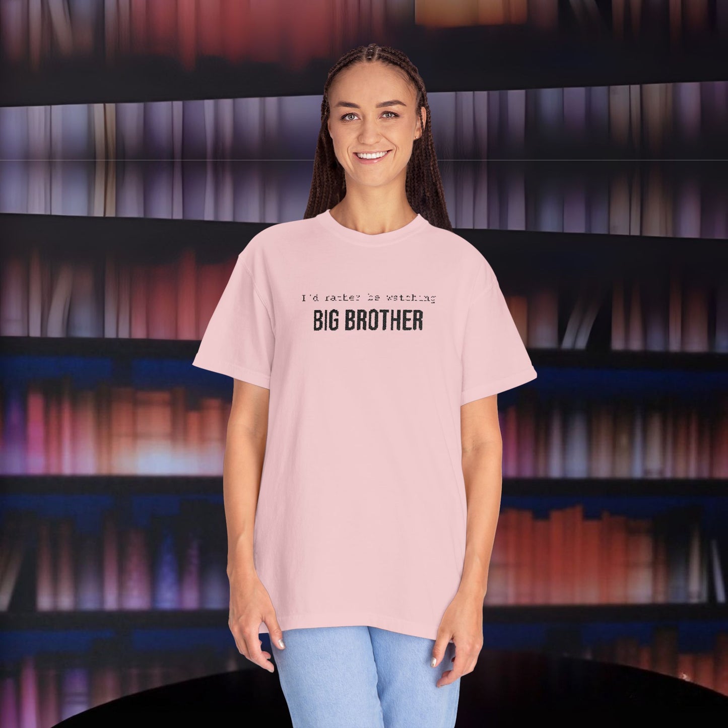 I'd Rather Be Watching Big Brother Embroidered T-shirt