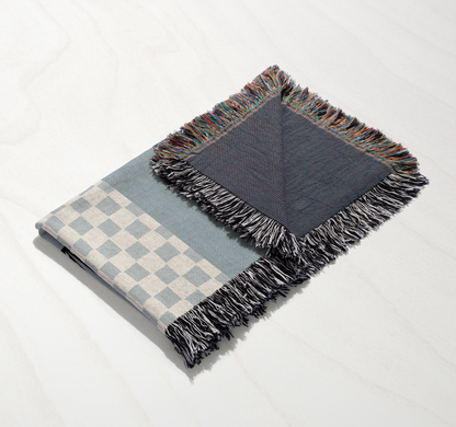 Big Brother CBS TV Show Woven Patchwork Throw Blanket | Gift for Fans of Big Brother