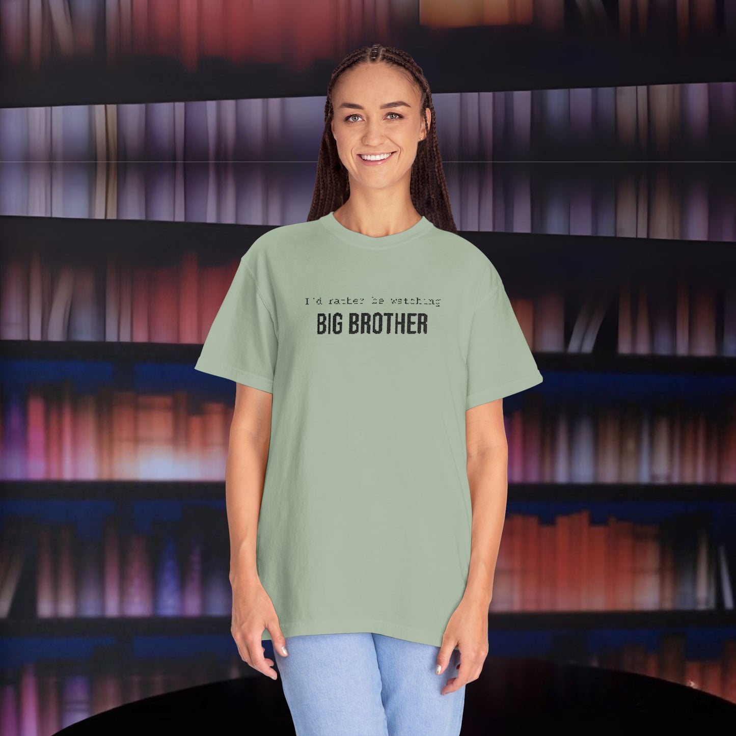I'd Rather Be Watching Big Brother Embroidered T-shirt
