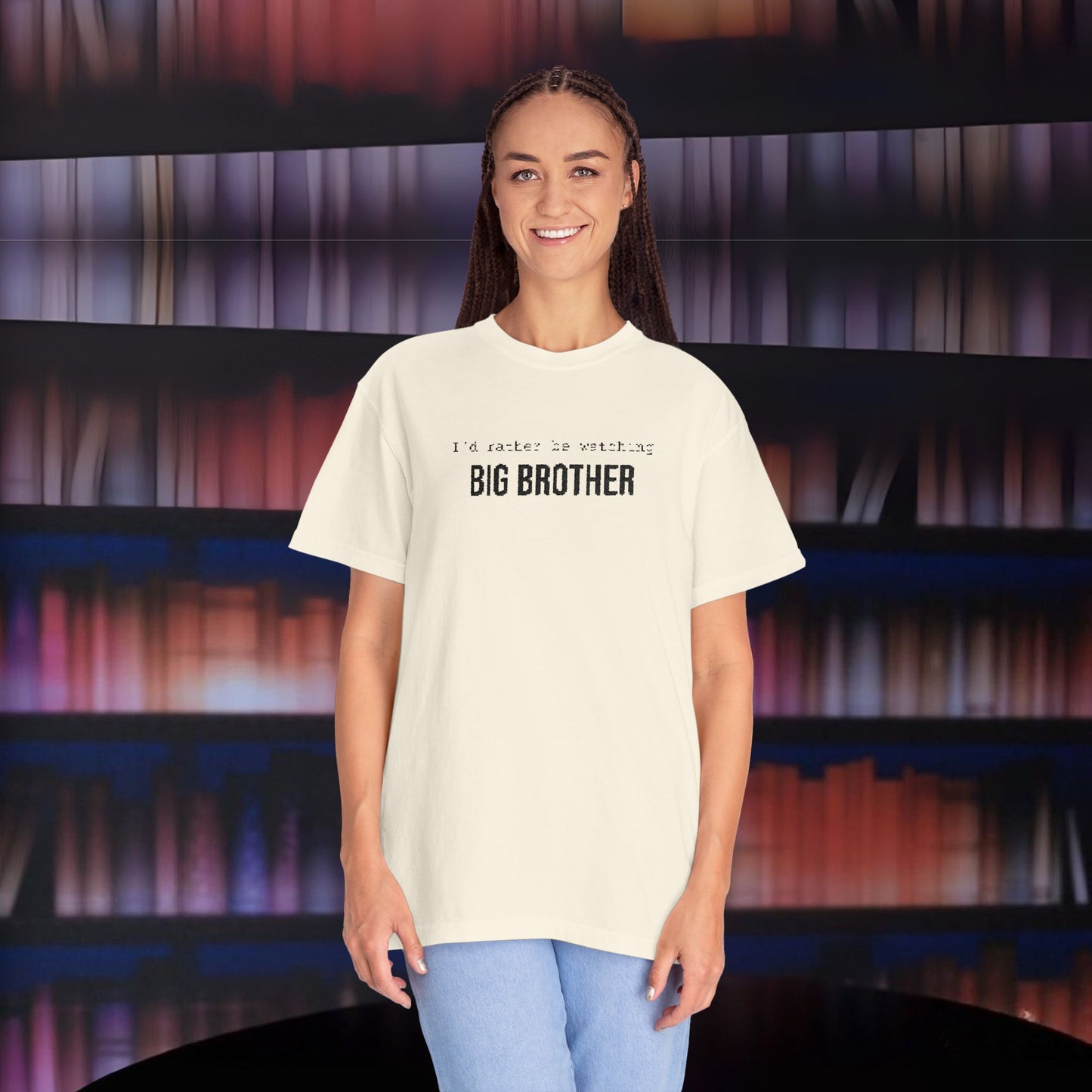 I'd Rather Be Watching Big Brother Embroidered T-shirt